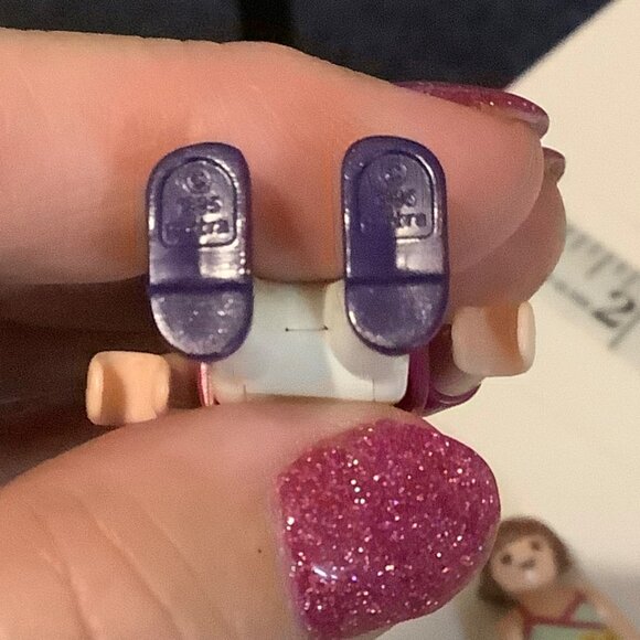 Vtg 1995 Playmobil Geobra Figure Set Of 3 Kids Dolls Toys 2" School Playground - Picture 5 of 5